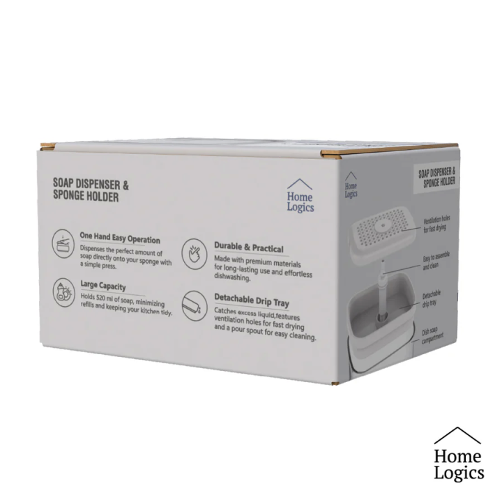 Dispensador Lavalozas con Contenedor 520 ml Home Logics 1 un