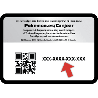 Cartas códigos de recompensas de Pokémon TCG