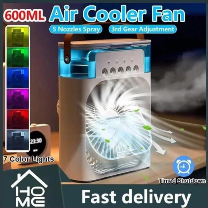 Ventilador humificador portátil 3 en 1