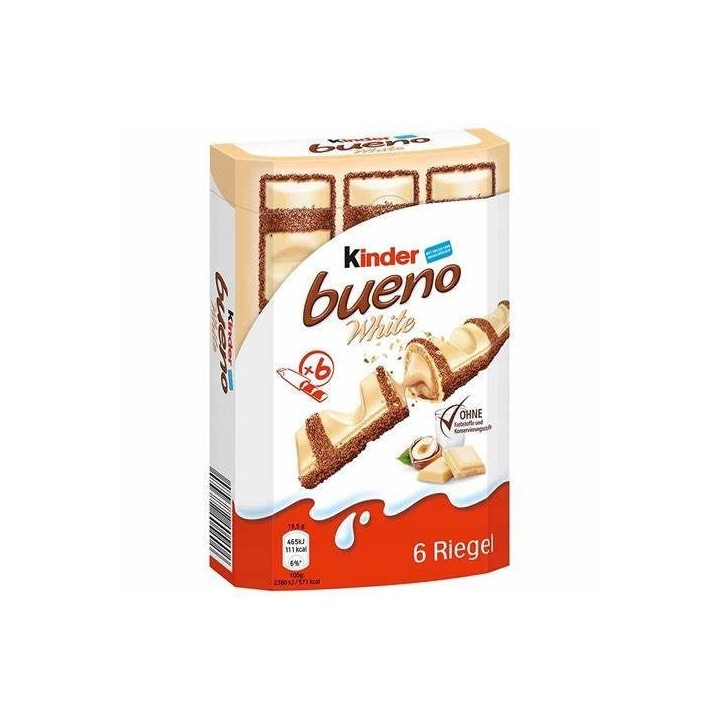 Barra Chocolate Blanco Bueno Kinder 117 g