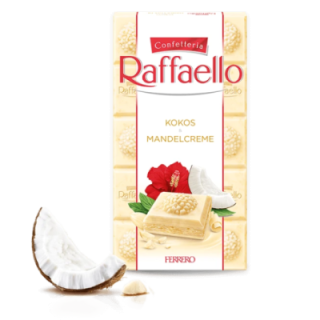 Barra Chocolate Raffaello Ferrero 90 g