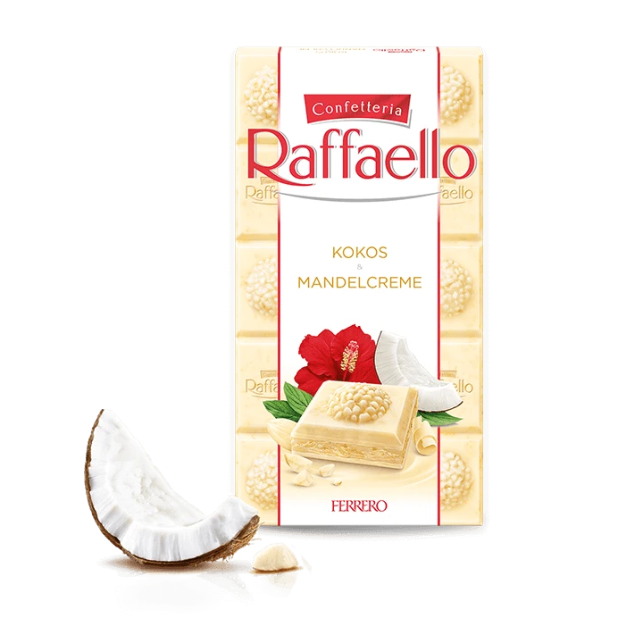 Barra Chocolate Raffaello Ferrero 90 g