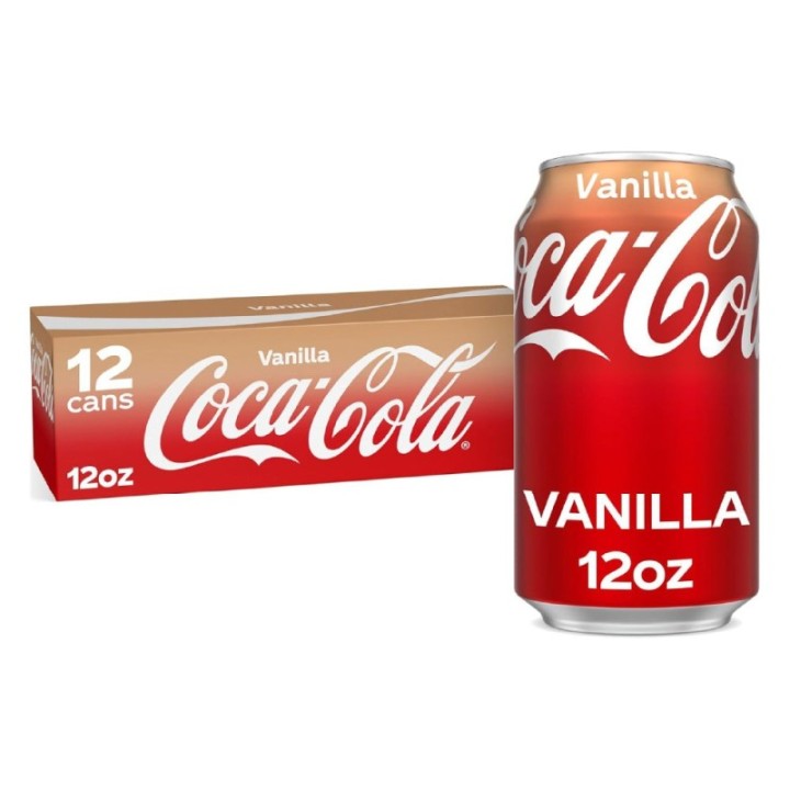 Bebidas Vanilla Lata Coca-Cola 12 x 355 ml