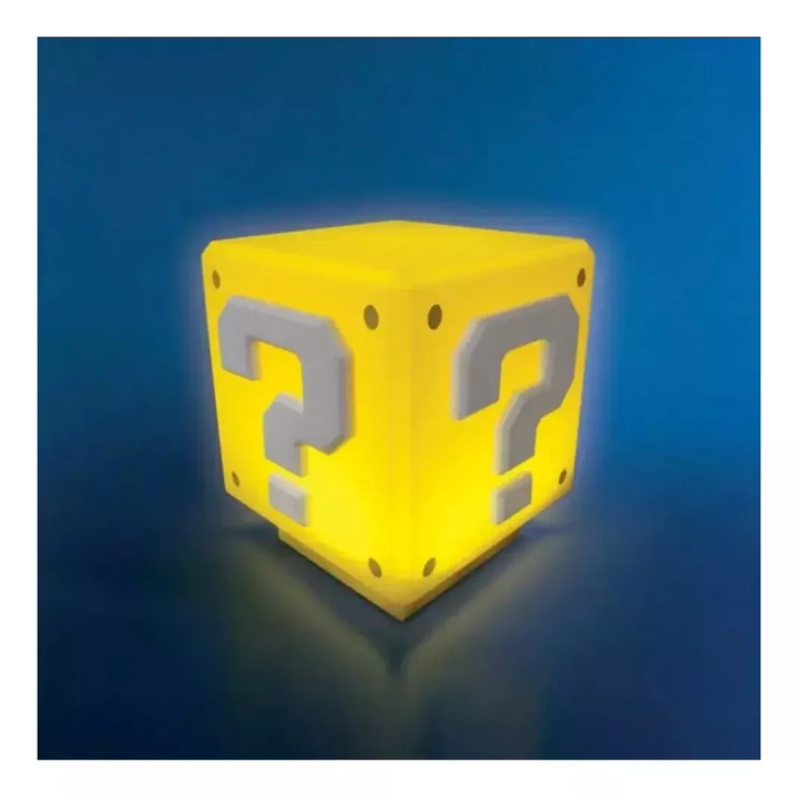 Lámpara Cubo De Súper Mario Bros