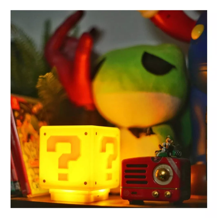 Lámpara Cubo De Súper Mario Bros