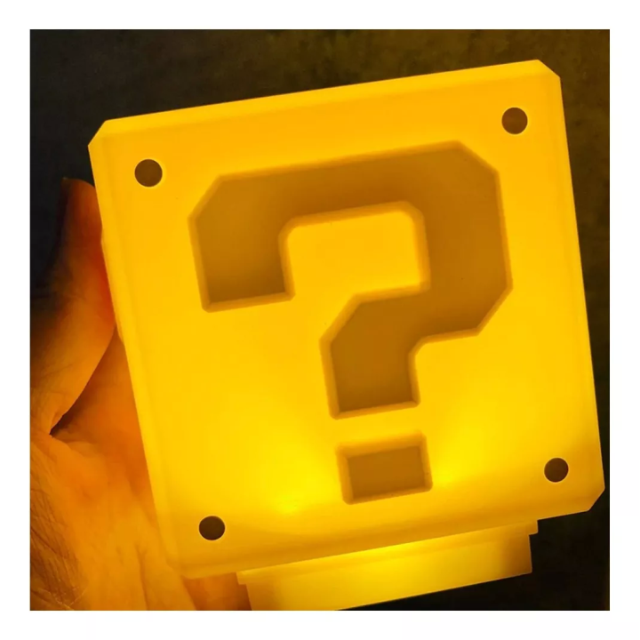 Lámpara Cubo De Súper Mario Bros