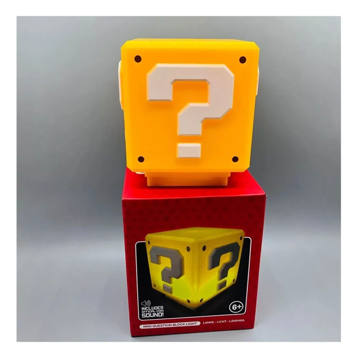 Lámpara Cubo De Súper Mario Bros