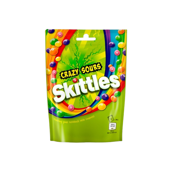 Masticables Crazy Sours Skittles 152 g
