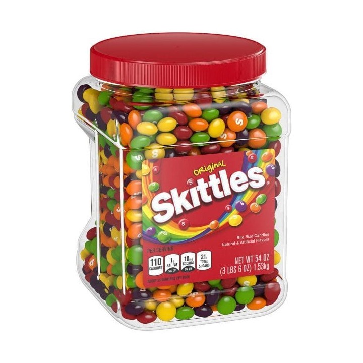 Masticables Original Tarro Skittles 1.53 kg