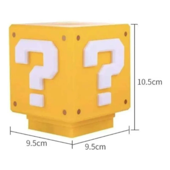 Lámpara Cubo De Súper Mario Bros