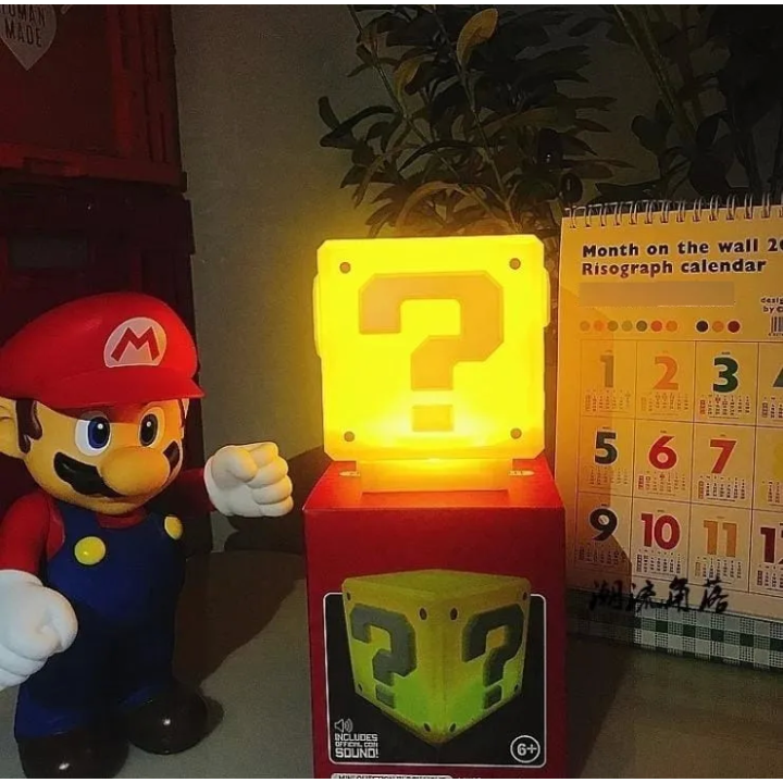 Lámpara Cubo De Súper Mario Bros