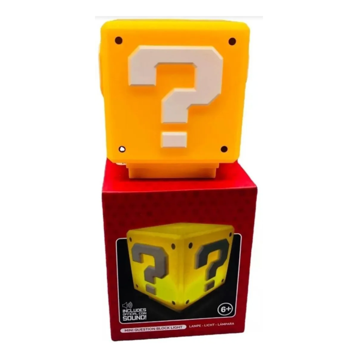Lámpara Cubo De Súper Mario Bros