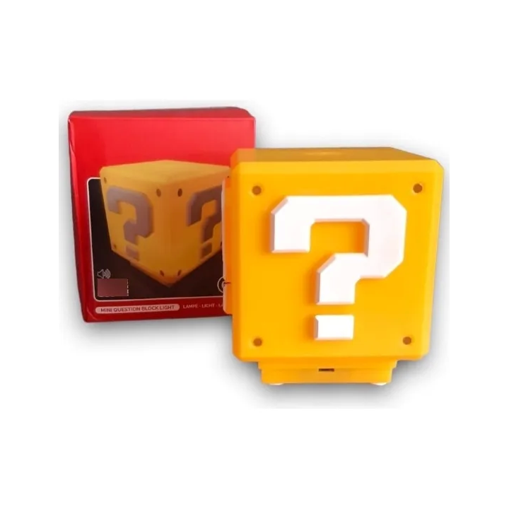 Lámpara Cubo De Súper Mario Bros