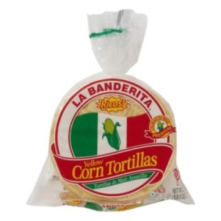 Tortillas Maíz Amarillo La Banderita 705g