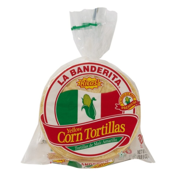 Tortillas Maíz Amarillo La Banderita 705g