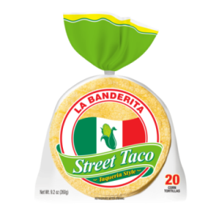 Tortillas Maíz Street Taco La Banderita 260g