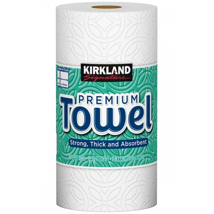 Toalla Papel 160 Hojas Kirkland 12 un