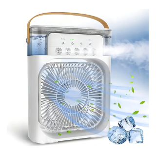 Ventilador humificador portátil 3 en 1