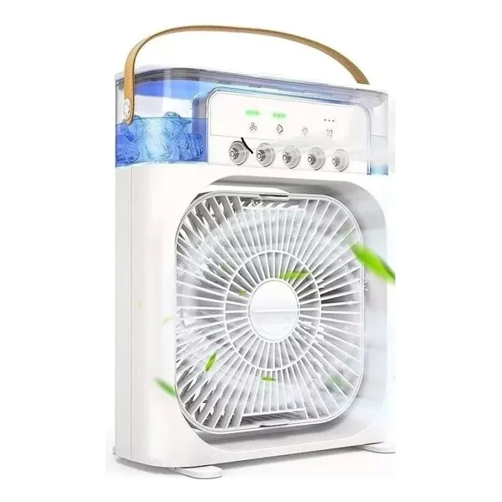 Ventilador humificador portátil 3 en 1