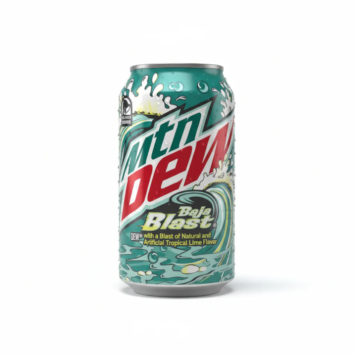 Bebidas Baja Blast Lata Mtn Dew 12 un x 355 ml