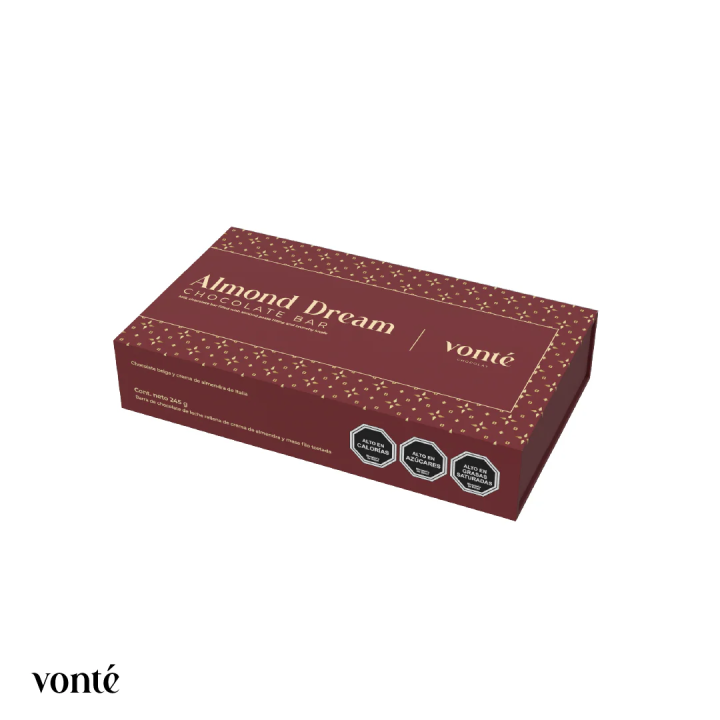 Barra de Chocolate Almond Dream Vonté 245 g