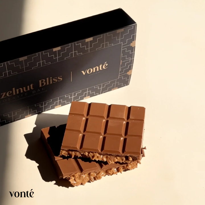 Barra de Chocolate Hazelnut Bliss Vonté 245 g