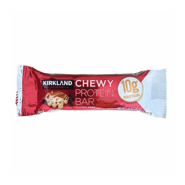 Barritas de Proteína con Mantequilla de Maní y Chips de Chocolate Chewy Kirkland 42 un x 40 g